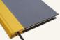 Preview: Writing and notebook black, with curry linen